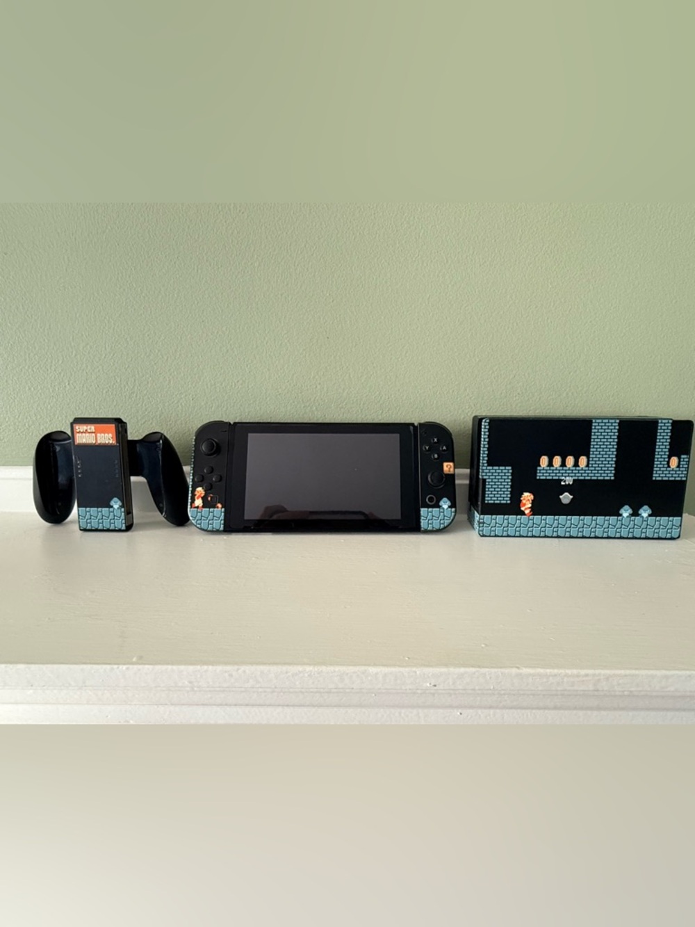 Nintendo Switch Bundle - Custom Retro Super Mario Bros. Skin